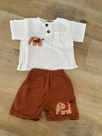 Ensemble tee shirt et short 