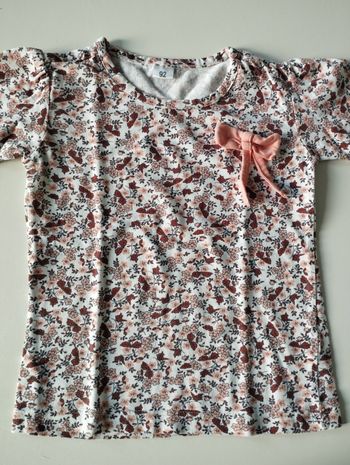 Tee shirt manches longues fille 92 cm