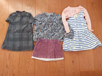 Lot 5 pièces - robe et hauts 36 mois très bon état