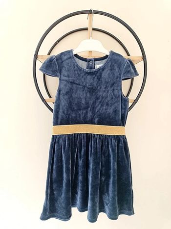 6 ans robe soirée fête cérémonie petit bateau velours