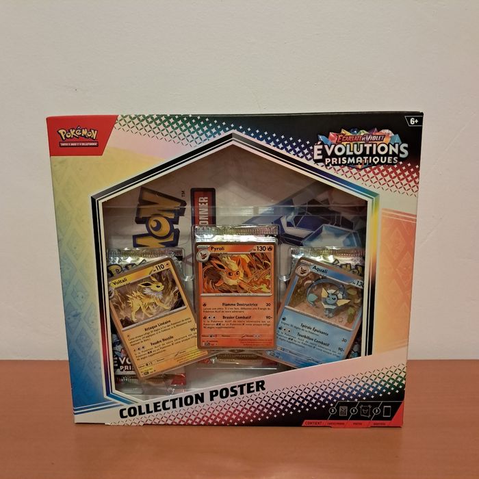 Lot 2 coffrets pokémon :  Lougaroc ex + coffret poster EV8.5 Evolutions prismatiques  scellés - photo numéro 4