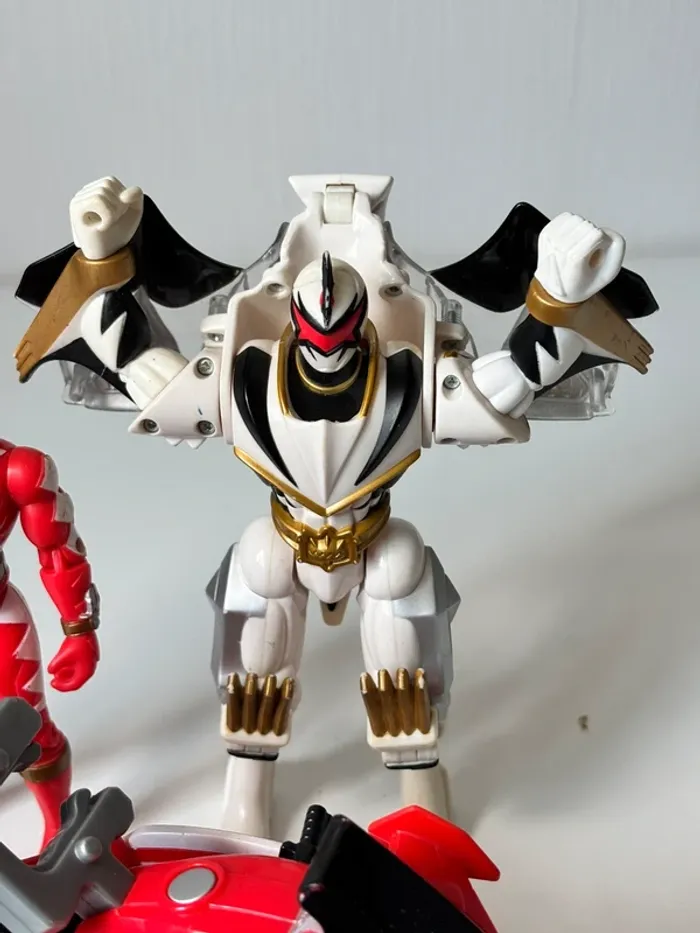 Lot figurines jouet robot bandai power rangers vintage - photo numéro 2