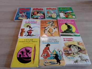  Lot de 10 livres, bibliothèque rose (divers)(9)