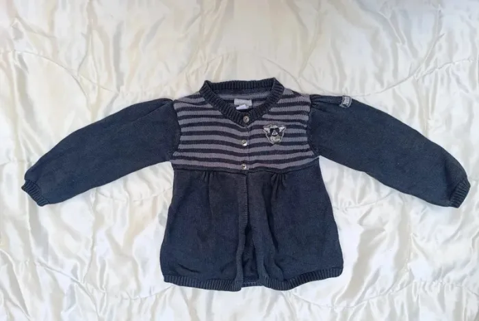 Veste en laine grise Orchestra 3 ans