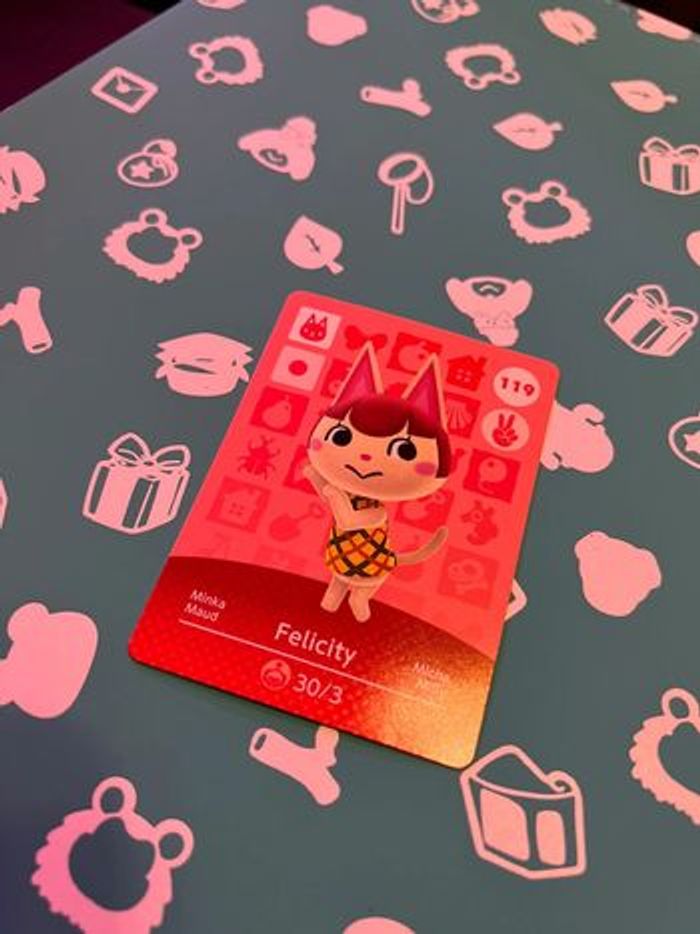 Carte Amiibo Animal Crossing - Série 2 - 119 - Maud - photo numéro 2