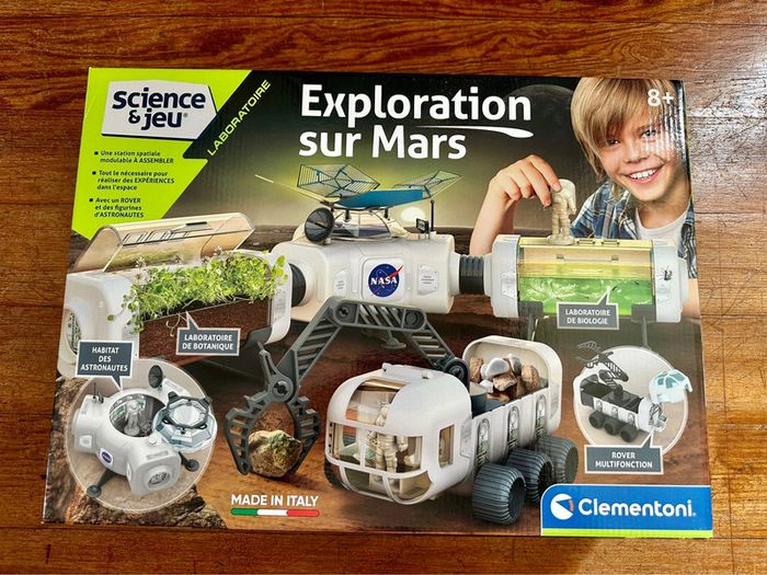 NEUF Clémentoni Science et jeu Exploration sur Mars basé spatiale espace expérience scientifique
