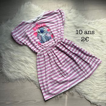 Robe taille 10 ans stitch
