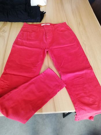 Jeans slim rouge
