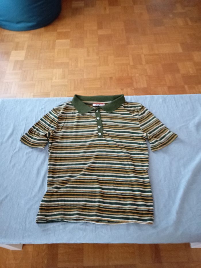 Lot 5 tee shirts polos Jennyfer - photo numéro 5
