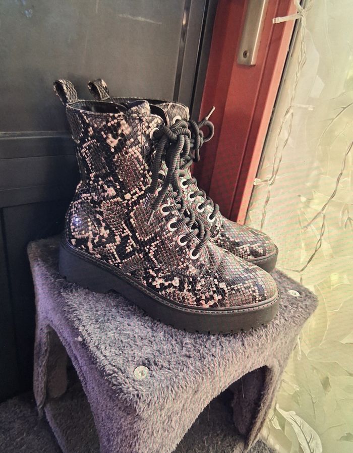 Bottines serpent