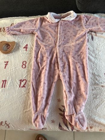 Pyjamas velours 3 mois