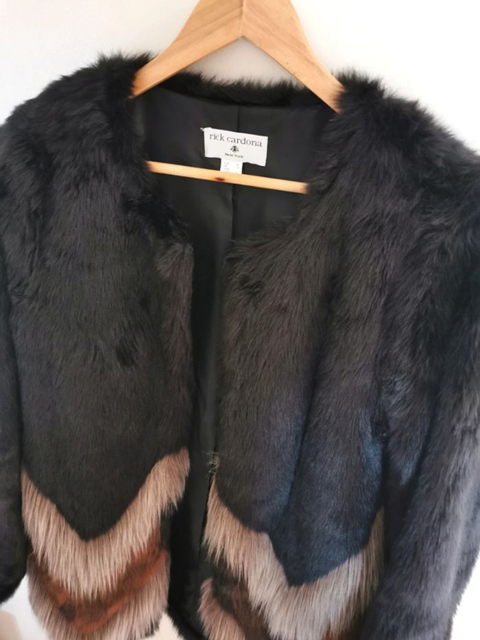 Sublime Manteau en fourrure Rick Cardona Helline taille L 40 - photo numéro 4
