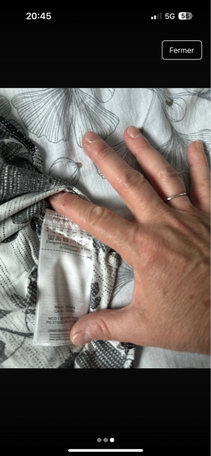 Chemisier marque olsen neuf - photo numéro 3