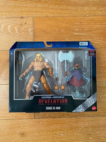 Figurine Masters of the universe MOTU revelation - Savage Heman + Orko - Mattel