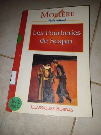 Moliere : les fourberies de scapin