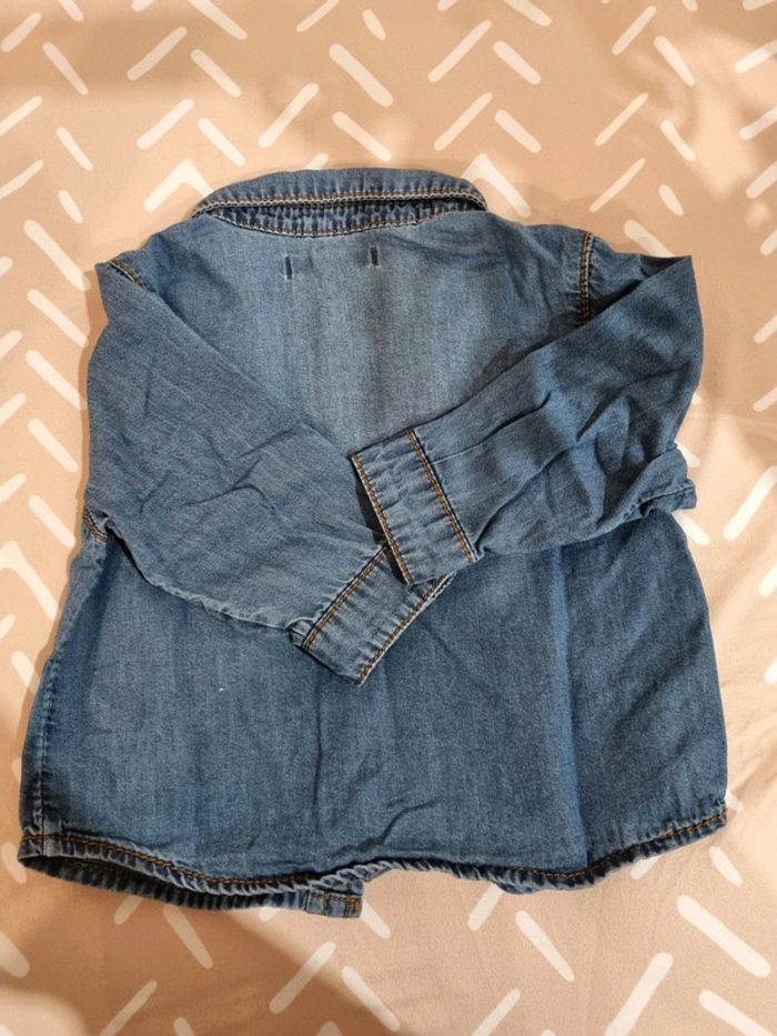 Chemise effet jean - photo numéro 2