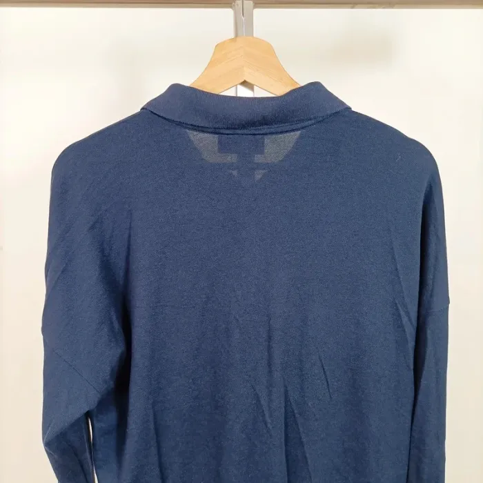 Robe polo bleu marine manches longues Lacoste – taille S A979 - photo numéro 7