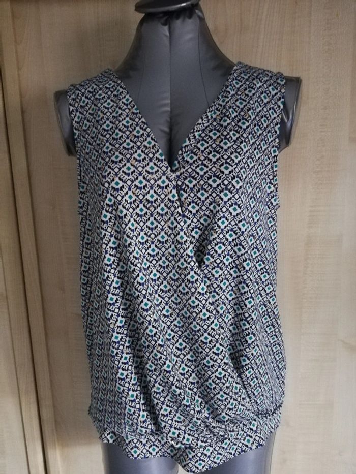 Blouse manches courtes cache cache taille 40 neuve