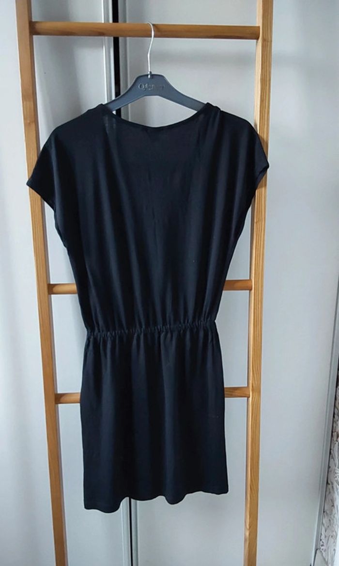 Robe d été coton noir H&M  T 34 - photo numéro 8