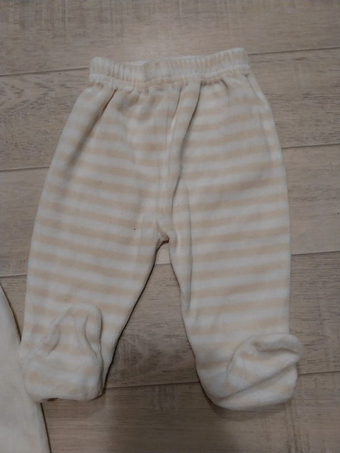 Lot 3 bas pyjama velours T3M - photo numéro 5
