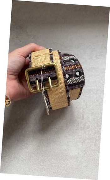 Ceinture en cuir synthétique Kenzo taille 70 cm