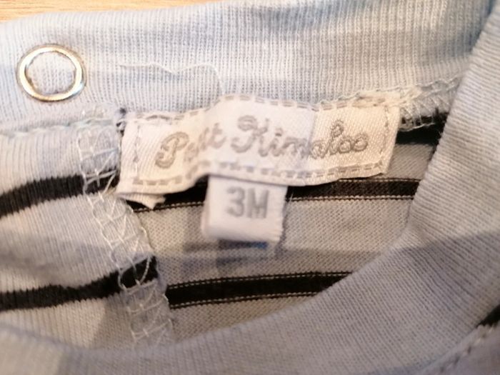T-shirt longue manches 3mois - photo numéro 2