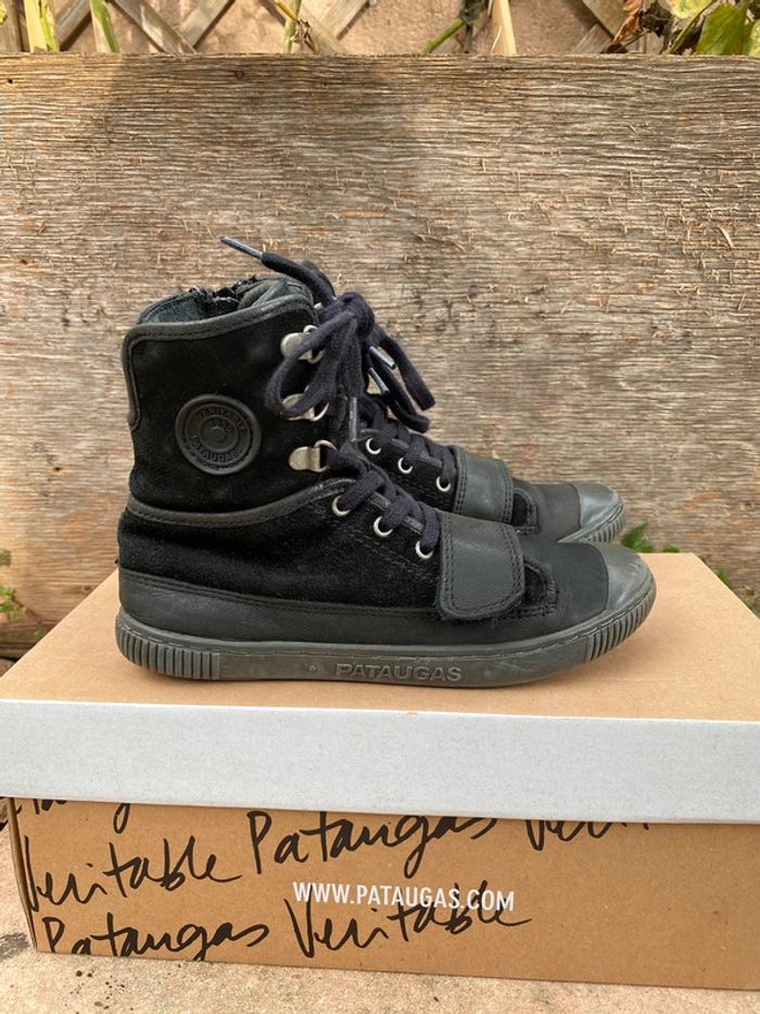 Chaussures montantes noires Baldo Pataugas 31 - photo numéro 3