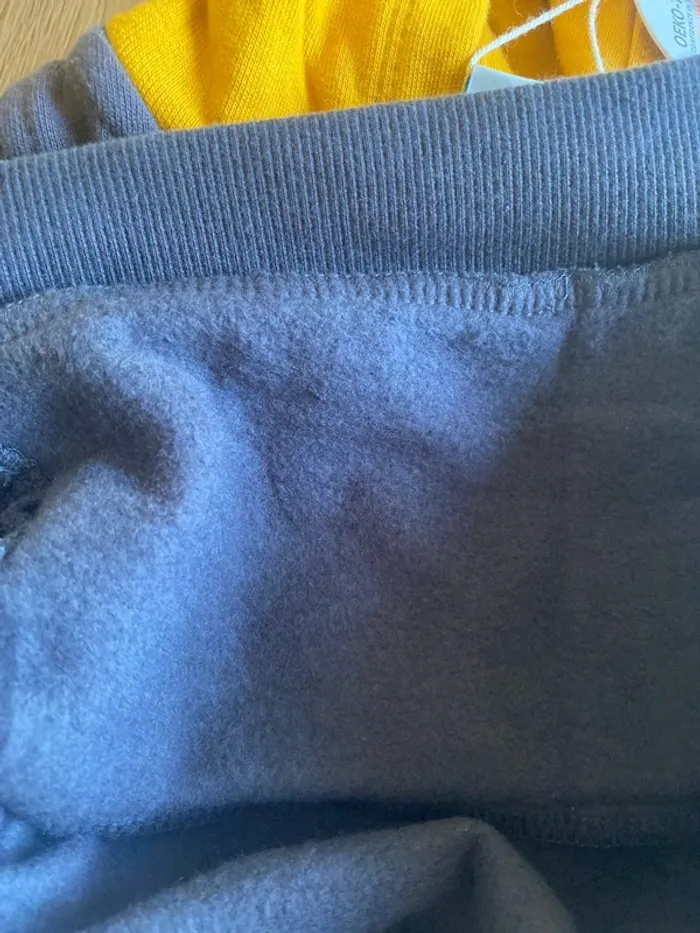 Sweat pull capuche hiver garçon 6 mois gris bleu - photo numéro 7