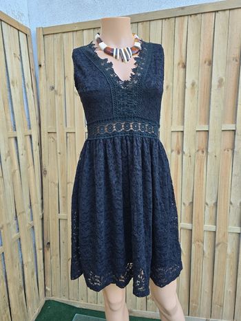 Robe dentelle crochet neuve prix boutique 39€99🍒Promise🍒taille 34
