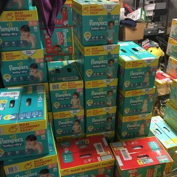 Couches Pampers maxi economy pack