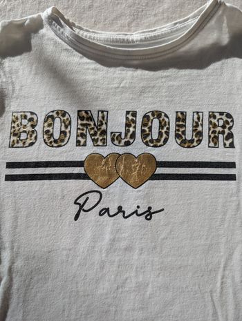 T-shirt Bonjour