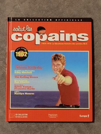Salut les copains juillet decembre 1962 cd+livre johnny hallyday, la collection officielle