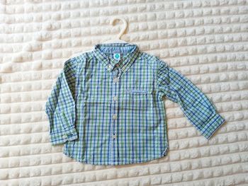 Chemise garçon 12mois 💚🤍