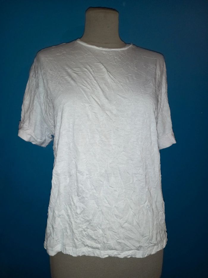 Tee-shirt Zara froissé S