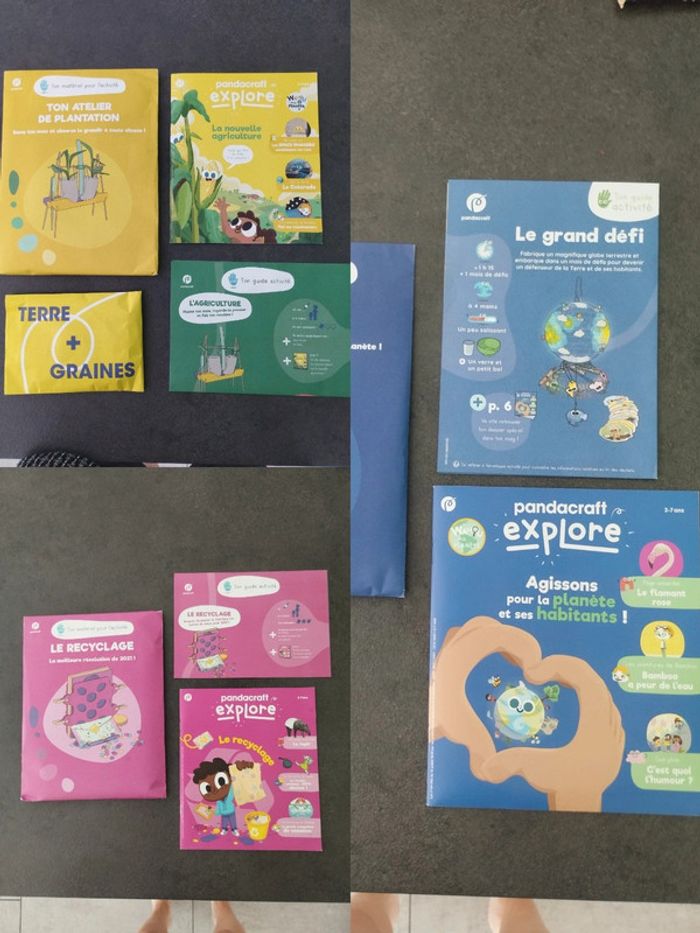 Kit pandacraft 3-7 ans neufs