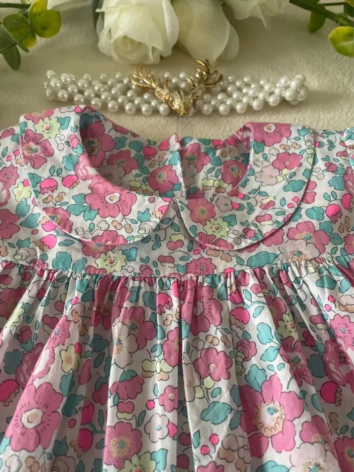 🎀 Blouse Liberty Betsy Cupcake – Édition exclusive USA Duckadilly – Taille 2 ans 🎀 - photo numéro 3