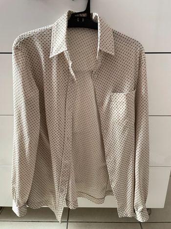 Chemise beige à motif S