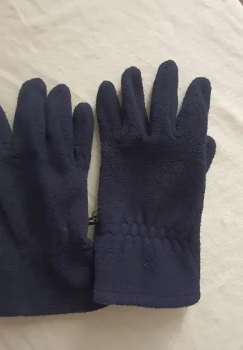 Gants polaire "Polartec" bleu taille 9