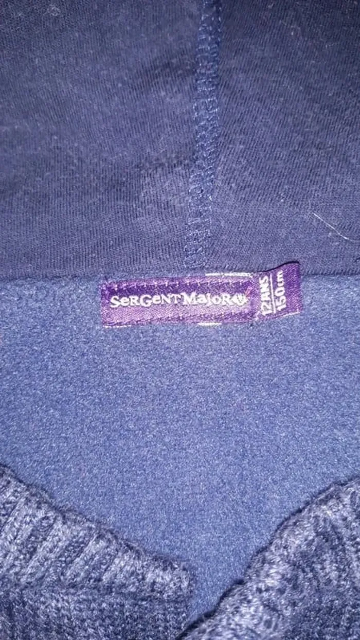 Veste à capuche 12 ans Sergent-major - photo numéro 3