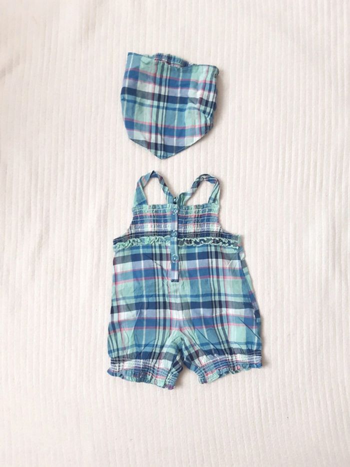 Combishort à bretelles Vertbaudet 6 mois