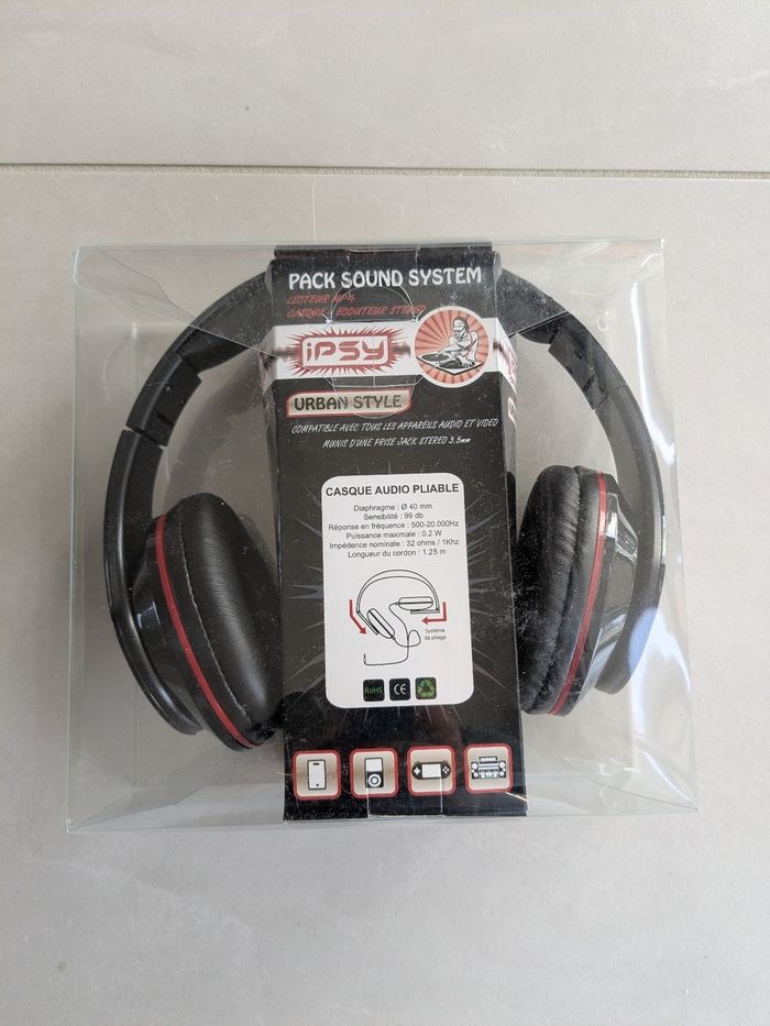 Casque audio pliable - photo numéro 3