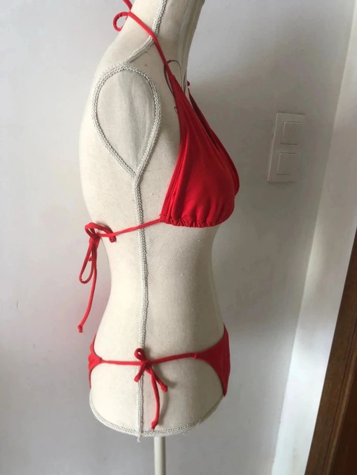 Sublime bikini couleur rouge à lèvre taille 38 primark très bon état - photo numéro 5