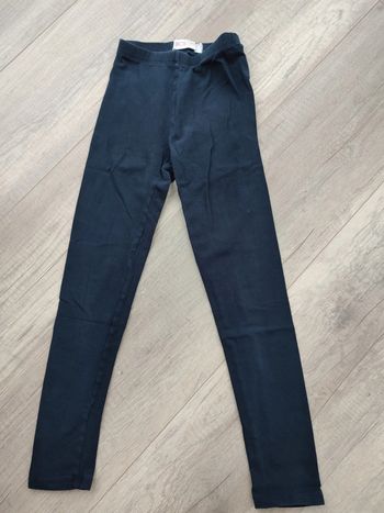 Legging basic bleu fille