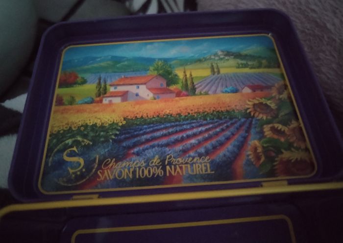 Jolie Boîte à savon Provence "Lavandafina" neuve - photo numéro 5