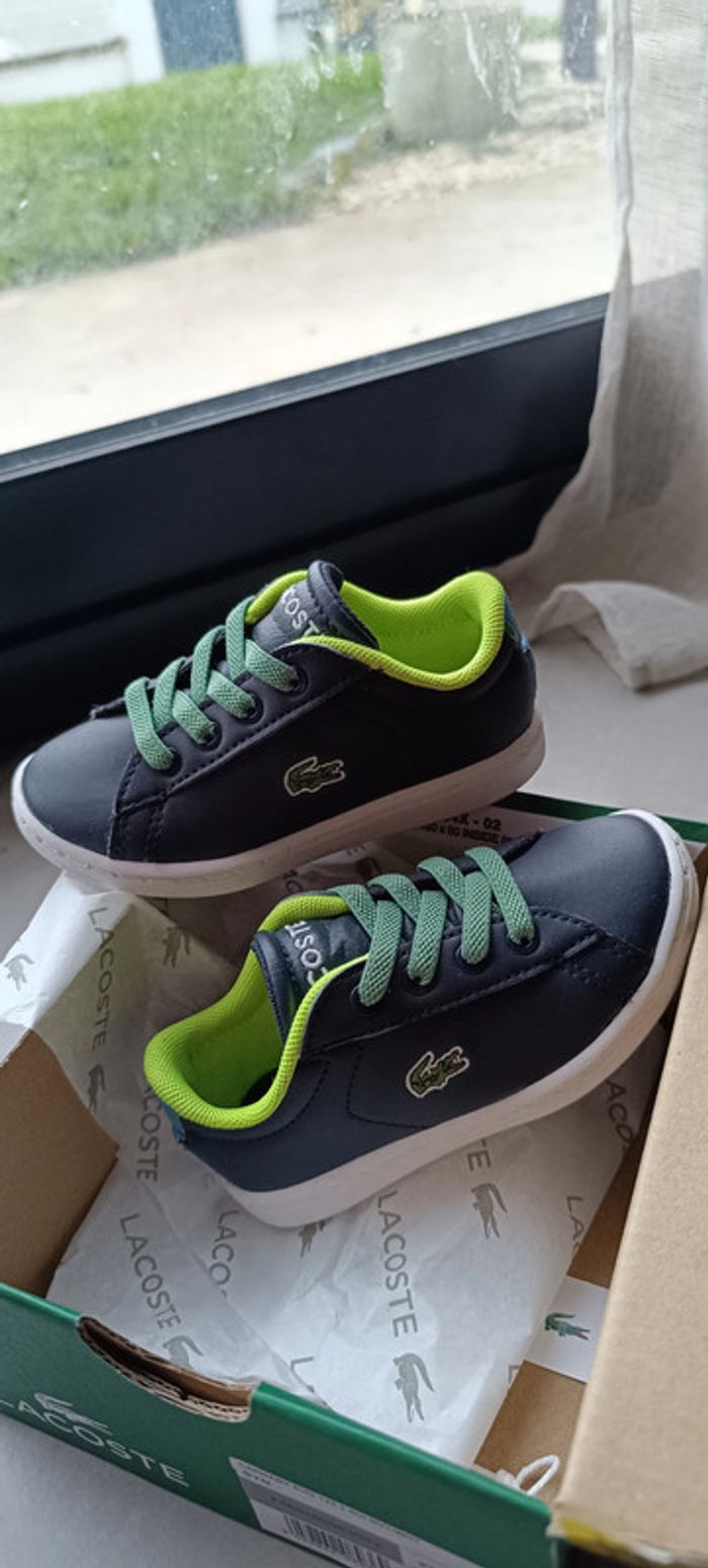 basket cuir lacoste 22 - photo numéro 3