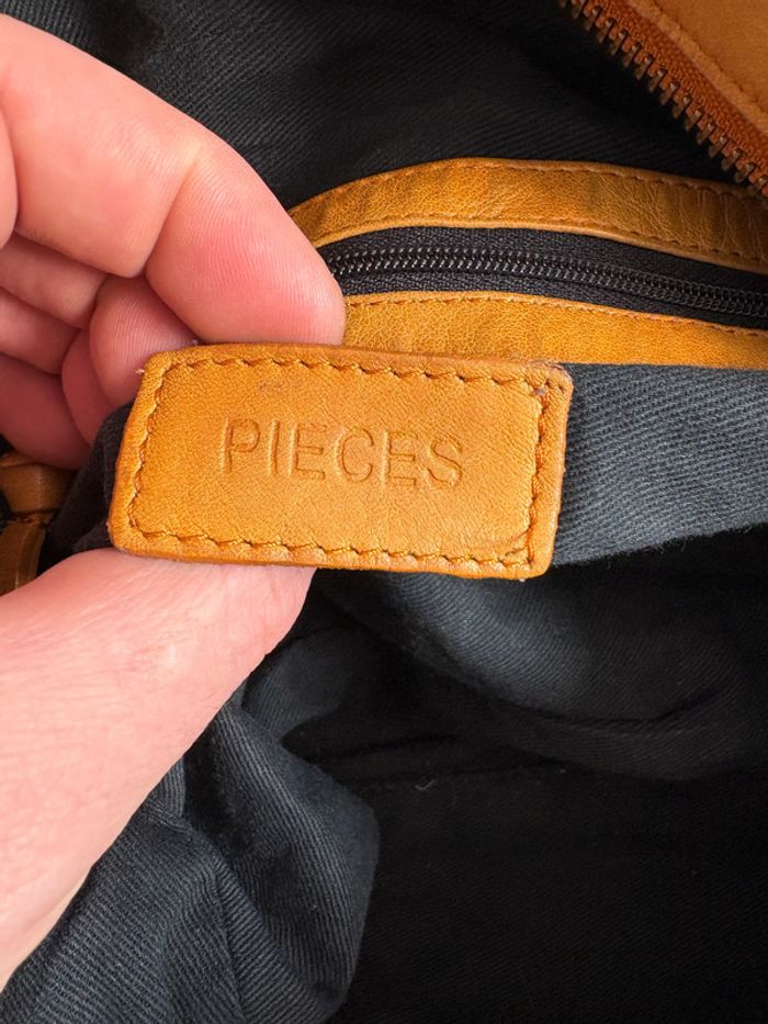 Sac à main en cuir Pieces - photo numéro 5