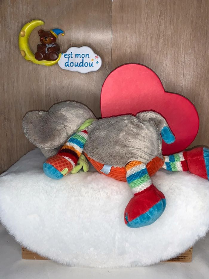 TRX102 doudou éléphant 🐘 tex - photo numéro 2