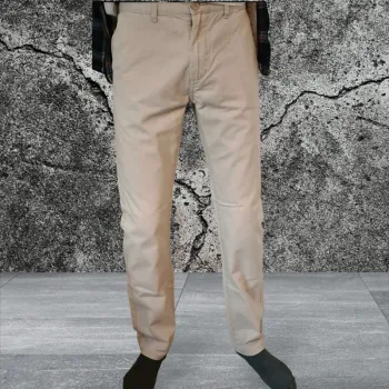 Pantalon homme crème