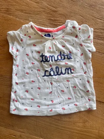 Tee shirt « Tendre câlin » 6 mois