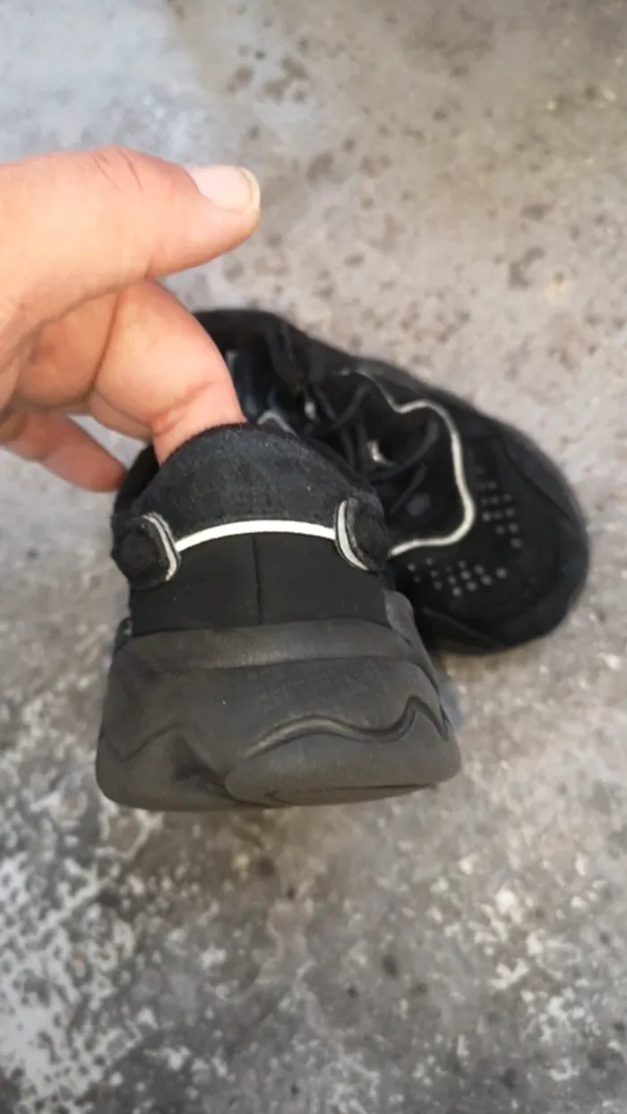 Basket noir denim Adidas 23 - photo numéro 4